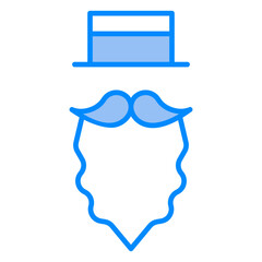 moustache, Fashion, man, cap, beard Icon