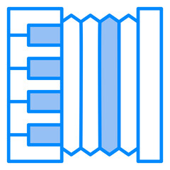 Accordion, harmonic, multimedia, music, instrument Icon