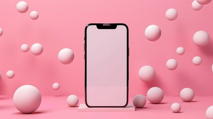 a cell phone on a stand