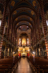 Obraz premium Church of María Auxiliadora, in the Almagro neighborhood, Buenos Aires. Catholic Church. religious structure. Building.