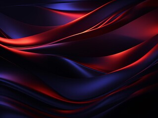 a red and blue wavy fabric