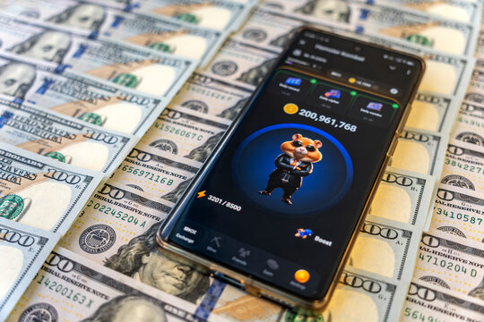 Hamster Kombat is a viral Telegram based crypto game for earn HMSTR tokens by managing a virtual crypto exchange. Mining of cryptocurrency using tapping on a smartphone.