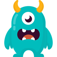 Cute Monster Illustration