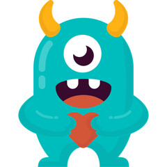 Cute Monster Illustration