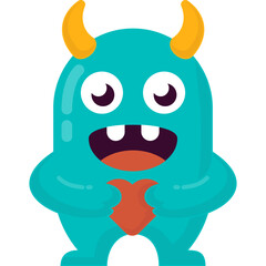 Cute Monster Illustration