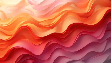 Fototapeta premium Abstract Wavy Pattern in Warm Tones