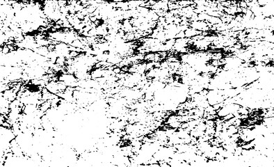 Scratched and Cracked Grunge Urban Background Texture Vector. Dust Overlay Distress Grainy Grungy Effect. Distressed Backdrop Vector Illustration. Isolated Black on White Background. EPS 10.