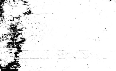 Uneven black and white texture vector. Distressed overlay texture. Grunge background. Abstract textured effect. Vector Illustration. Black isolated on white background. EPS10.