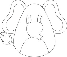 Elephant Easter Easter egg Animal Vector Graphic Art Illustration