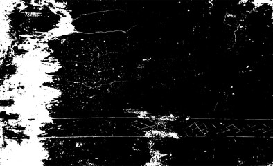 Dark grunge urban texture vector. Distressed overlay texture. Grunge background. Abstract obvious dark worn textured effect. Vector Illustration. Black isolated on white. EPS10.