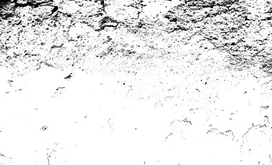 Uneven black and white texture vector. Distressed overlay texture. Grunge background. Abstract textured effect. Vector Illustration. Black isolated on white background. EPS10.