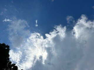 beautiful sky with clouds