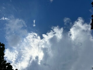 beautiful sky with clouds