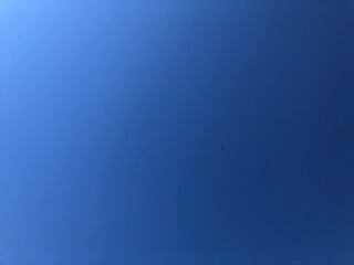 beautiful blue sky with gradient