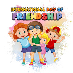 Friendship Day illustration 