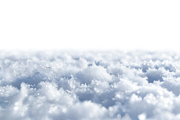 Obraz premium Close-Up of Sparkling Snow Crystals 