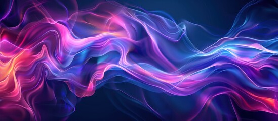 Fototapeta premium Abstract Neon Swirls