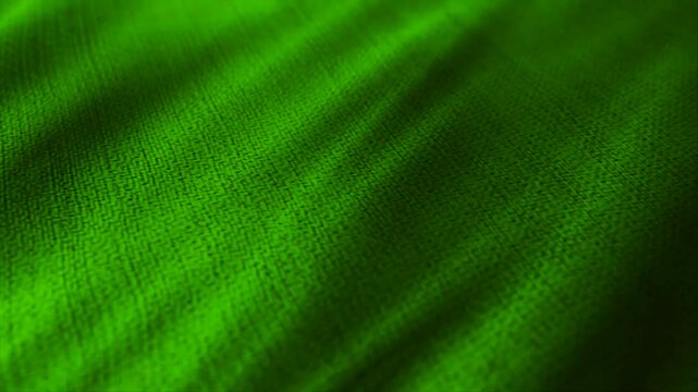 green fabric texture design wave background