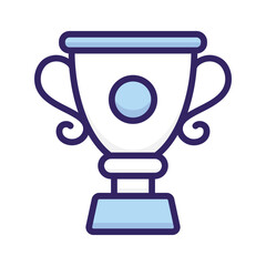 Creatively designed icon of trophy in editable style, achievement trophy vector design