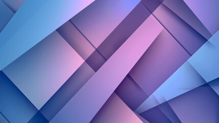 Obraz premium Modern geometric background with angles and curves in blue and purple gradient