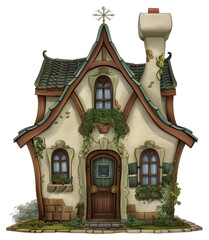 Fototapeta premium PNG Cartoon of Book House architecture building house.