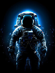 astronaut in space