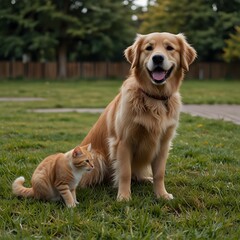 Obraz premium golden retriever puppy