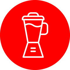 Blender Vector Line White Circle Red