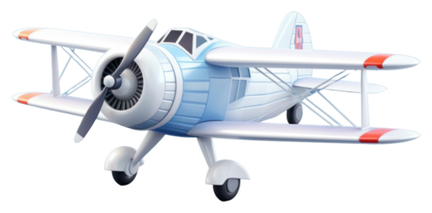 PNG White airplane aircraft vehicle biplane.