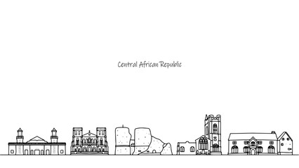 Obraz premium Sights of the Central African Republic