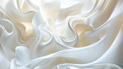 Obraz premium white silk fabric background