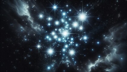 Obraz premium star burst in space