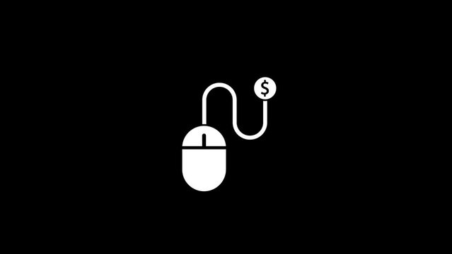 Computer mouse icon animation, hardware, mouse logo, click.icon