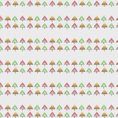 Christmas tree pattern background illustration