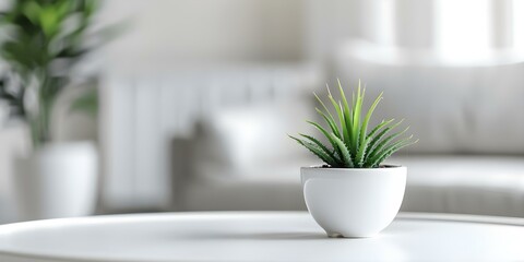 Fototapeta premium Home decor blog featuring plant care tips and ecofriendly interior design ideas. Concept Home Decor, Plant Care, Eco-friendly Design, Interior Design, Blogging