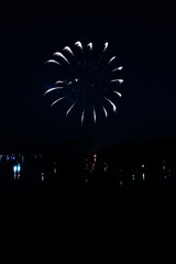  Beautiful fireworks in the night sky #45
