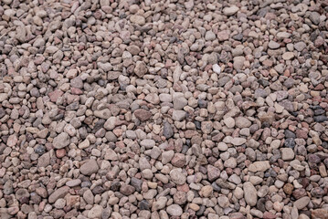 close up of a pile of pebbles
