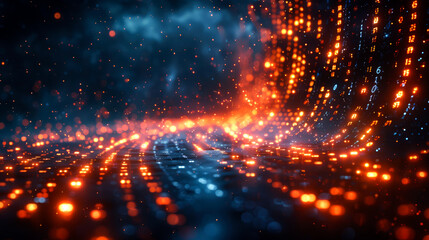 Fototapeta premium background digital AI or artificial intelligence