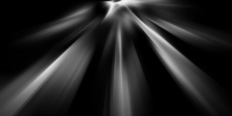 Abstract beautiful rays of light on black background