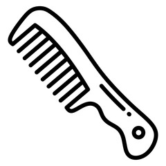Comb Icon Element For Design