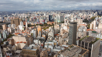 Prédios cenário urbano metropolis cidade de são paulo brasil