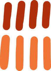 abstract african art shapes Tribal doodle decoration ethnic shapes