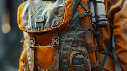 high-resolution, ultra-realistic, 4K, cinematic image of a backbag 