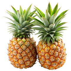 Fototapeta premium pineapple on white background
