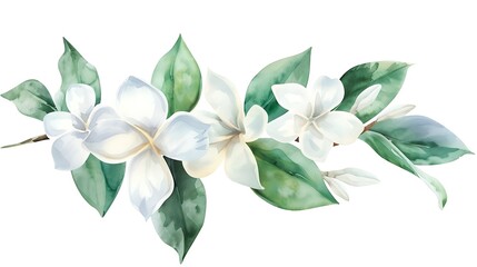 Obraz premium White Flowers Branch