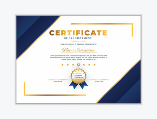 Obraz premium luxury certificate design template