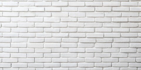 White Brick Wall Texture Background