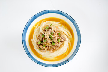 Seafood Udon Noodles，beef Udon，curry Udon， Japanese cuisine: cold shabu-shabu udon