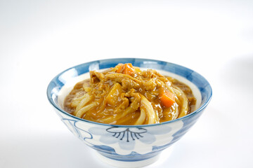 Seafood Udon Noodles，beef Udon，curry Udon， Japanese cuisine: cold shabu-shabu udon