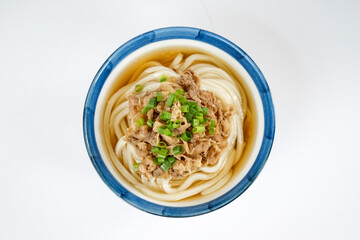 Seafood Udon Noodles，beef Udon，curry Udon， Japanese cuisine: cold shabu-shabu udon